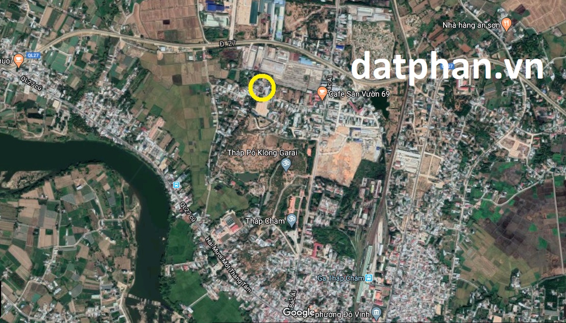 vị trí đất nền 3 mặt tiền phường đô vinh tháp chàm