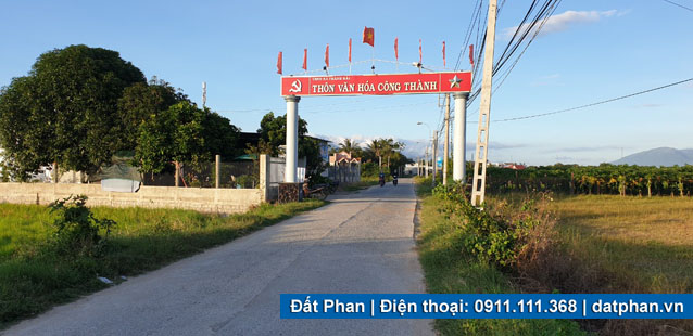 165m2 thổ cư tại Công Thành cạnh trường tiểu học Thành Hải 2