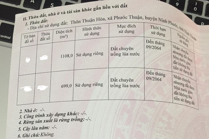 mảnh đất nông nghiệp mặt tiền đường Thuận Hòa Phước Khánh bất động sản ninh thuận