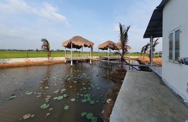 Nhà vườn 545m2 ở gần khu du lịch sen Mỹ Nghiệp 