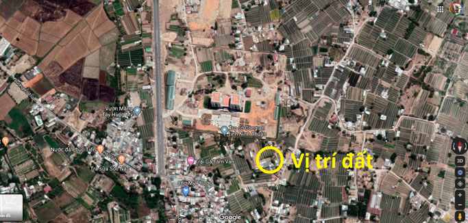 Đất nông nghiệp đối diện trụ sở công an tỉnh Ninh Thuận mặt đường Trần Nhân Tông