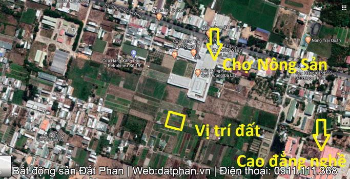 Bán 300m2 đất nông nghiệp sau Chợ nông sản đường hải thượng lãn ông phường tấn tài