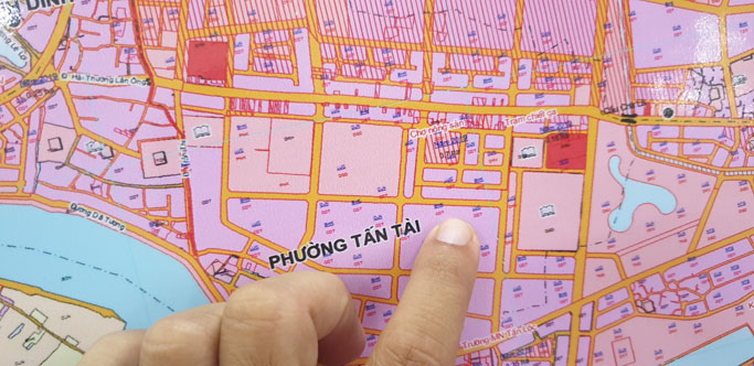 bản đồ quy hoạch khu đất