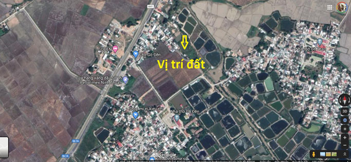 Gần 2,5 sào đất nông nghiệp đường ô tô ngay khu dân cư Gò Đền
