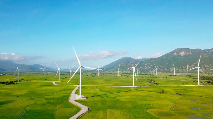 điện gió góp phần phát triển bất động sản ninh thuận