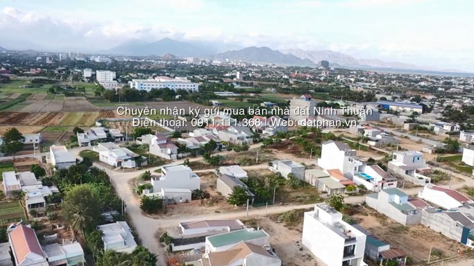 khu tái định cư nhà máy xử lý nước thải Ninh Thuận