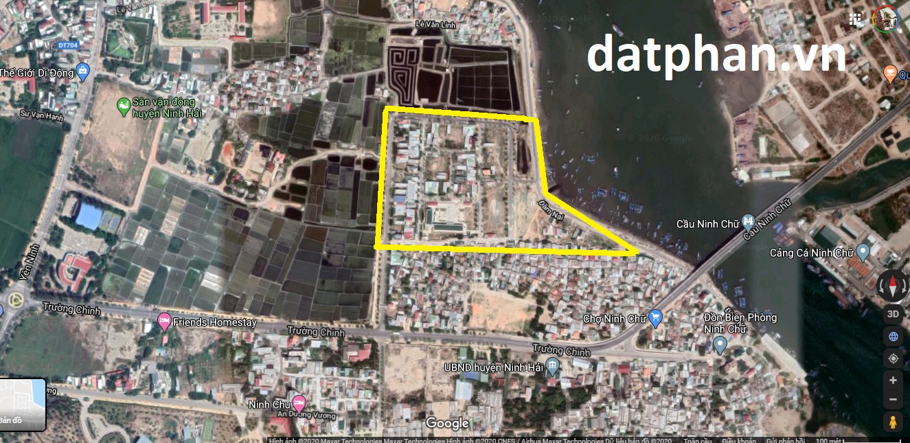 vị trí nhà khu tái định cư biển ninh chữ