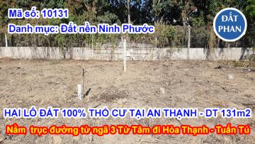 2 LÔ ĐẤT THỔ CƯ AN THẠNH GIÁ GẦN 500 TRIỆU