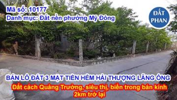 BÁN LÔ ĐẤT 3 MẶT TIỀN HẺM ĐƯỜNG HẢI THƯỢNG LÃNG ÔNG