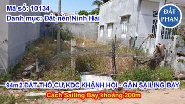 LÔ ĐẤT THỔ CƯ 94m2 KHU DÂN CƯ KHÁNH HỘI GẦN SAILING BAY