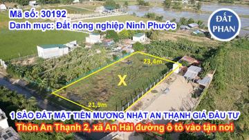 1 SÀO ĐẤT MẶT TIỀN MƯƠNG NHẬT AN THẠNH GIÁ ĐẦU TƯ