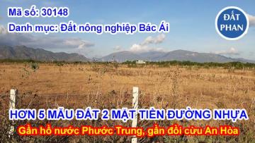 HƠN 5 MẪU ĐẤT 2 MẶT TIỀN ĐƯỜNG NHỰA GẦN HỒ PHƯỚC TRUNG