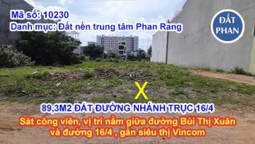 89,3M2 ĐẤT ĐƯỜNG NHÁNH TRỤC 16/4