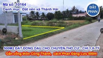 500M2 ĐẤT MẶT TIỀN ĐỔNG DẬU GIÁ CHỈ 1,x TỶ