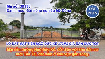 LÔ ĐẤT MẶT TIỀN NGÔ ĐỨC KẾ 373m2 GIÁ BÁN CỰC TỐT CHO KHÁCH ĐẦU TƯ