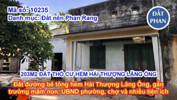 203M2 ĐẤT THỔ CƯ HẺM HẢI THƯỢNG LÃNG ÔNG NHIỀU TIỆN ÍCH