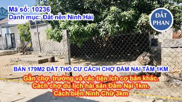 BÁN 179M2 ĐẤT THỔ CƯ CÁCH CHỢ ĐẦM NẠI TẦM 1KM