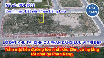 CẦN CHUYỂN NHƯỢNG LÔ PDL1002 - ĐẤT KHU TÁI ĐỊNH CƯ PHAN ĐĂNG LƯU VỊ TRÍ ĐẸP