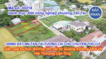 300M2 ĐẤT NÔNG NGHIỆP TẤN TÀI TƯƠNG LAI CHO CHUYỂN THỔ CƯ