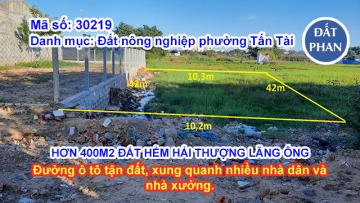 HƠN 400M2 ĐẤT HẺM HẢI THƯỢNG LÃNG ÔNG ĐƯỜNG Ô TÔ