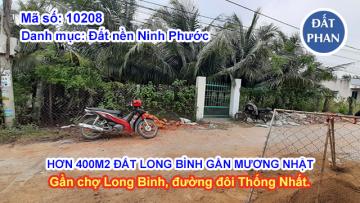 HƠN 400M2 ĐẤT LONG BÌNH GẦN MƯƠNG NHẬT CHO CHUYỂN THỔ CƯ