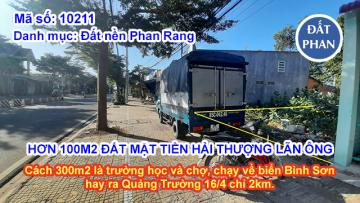 HƠN 100M2 ĐẤT THỔ CƯ MẶT TIỀN HẢI THƯỢNG LÃN ÔNG