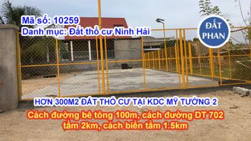 HƠN 300M2 ĐẤT THỔ CƯ TẠI MỸ TƯỜNG 2, KHU ĐÔNG DÂN CƯ