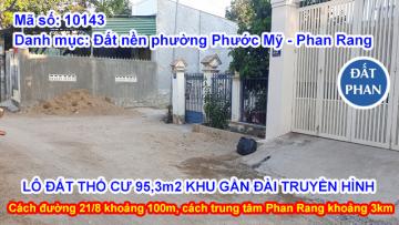 LÔ ĐẤT THỔ CƯ 95,3m2 KHU GẦN ĐÀI TRUYỀN HÌNH
