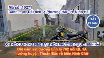 123M2 THỔ CƯ TẠI THÔN PHƯƠNG CỰU HUYỆN NINH HẢI